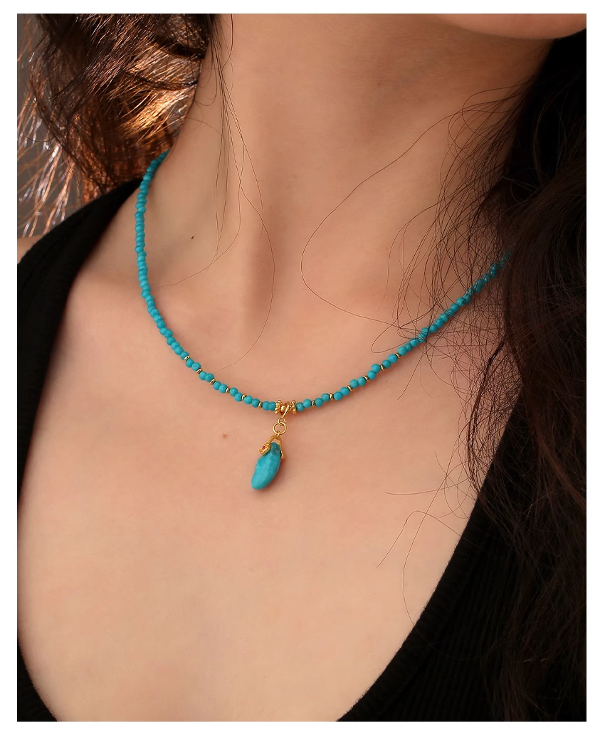 Sterling Silver 925 with 18K Gold Plating Premium Pine Nut Jade Pendant Necklace for Women Elegant, Versatile, and Luxurious