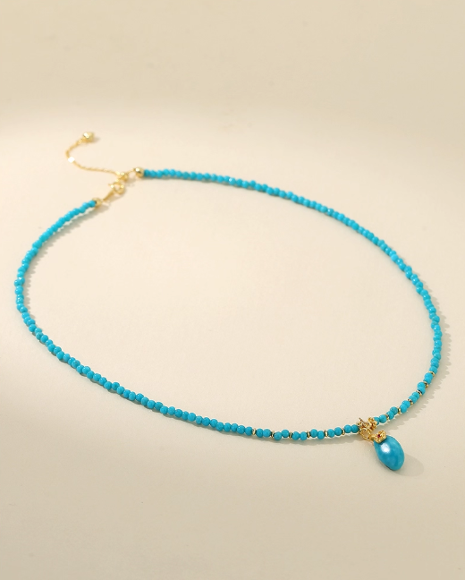 Sterling Silver 925 with 18K Gold Plating Premium Pine Nut Jade Pendant Necklace for Women Elegant, Versatile, and Luxurious